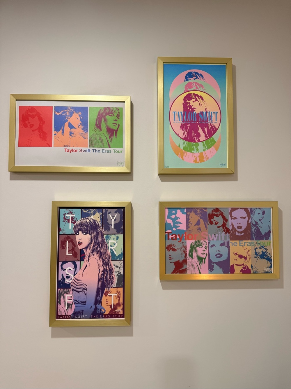 4 Gold Frames *frames only*